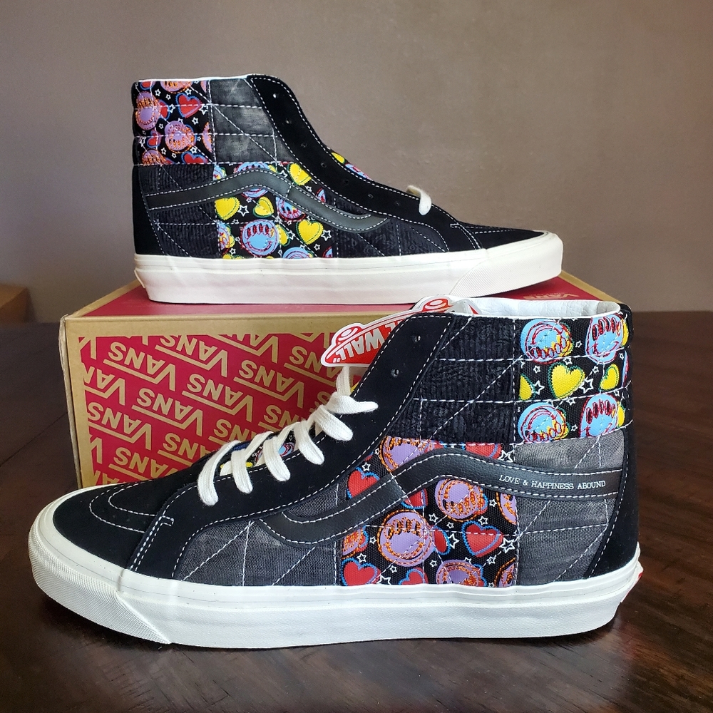 Vans Sk8-Hi 38 Dx Anaheim Factory Positivity Patchwork Men Size 12